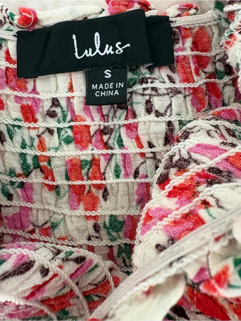 Lulus View From The Meadow Floral Off-Shoulder Midi Dress - Picture 5 of 6